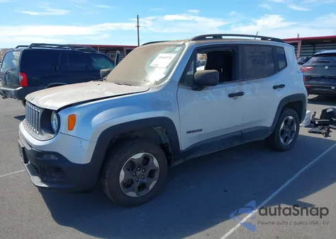 2017 Jeep Renegade Sport 4X4 from USA, damaged, VIN ZACCJBAH5HPG02246